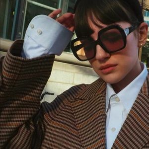 LAURENCE Tres Noir APERCU 70s vintage look sunglasses